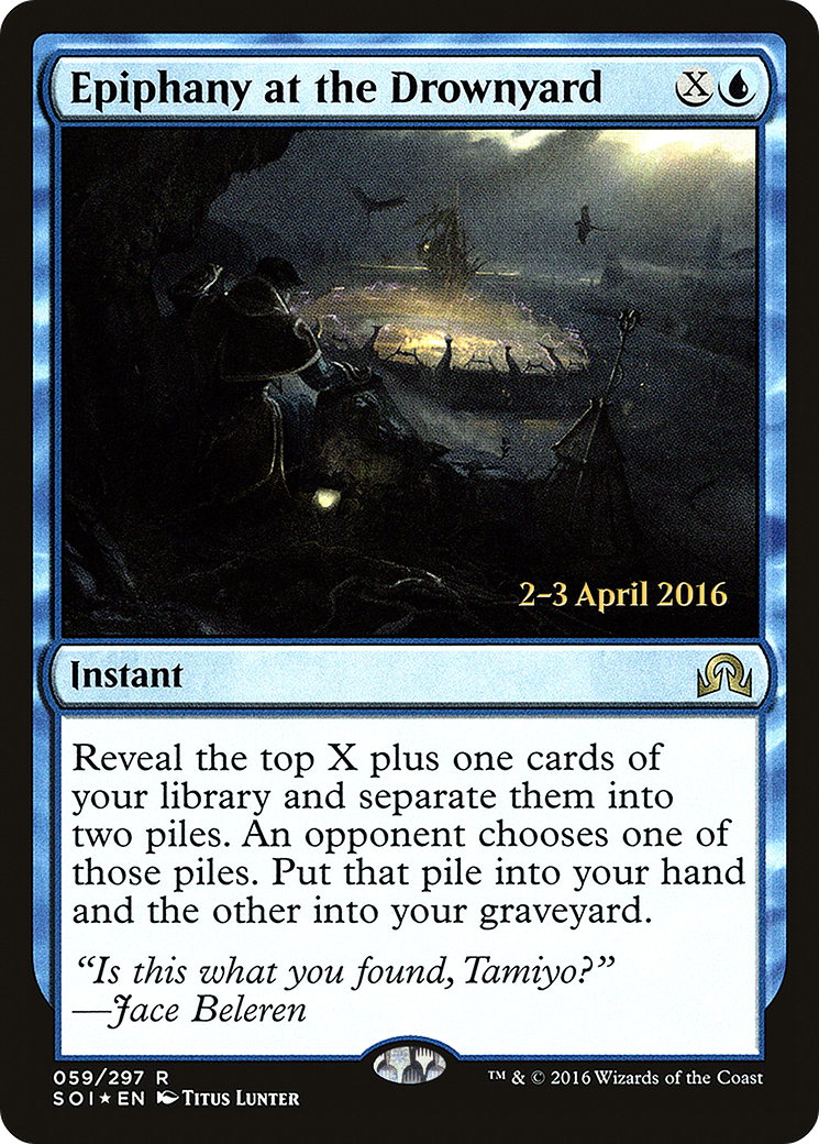 {R} Epiphany at the Drownyard [Shadows over Innistrad Prerelease Promos][PR SOI 059] - Misty Mountain Games