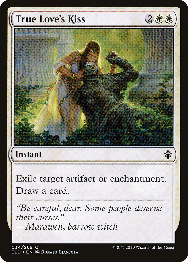 {C} True Love's Kiss [Throne of Eldraine][ELD 034]