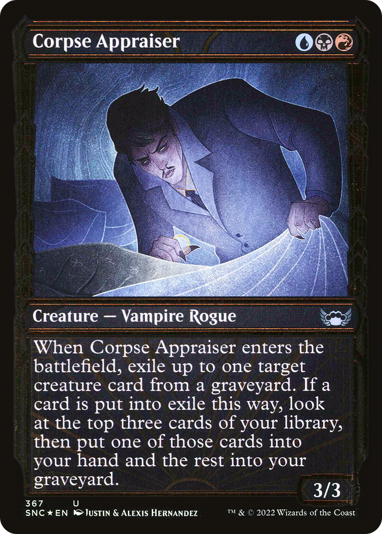 {C} Corpse Appraiser (Showcase Golden Age Gilded Foil) [Streets of New Capenna][SNC 367]