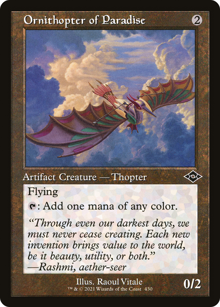 {C} Ornithopter of Paradise (Retro) [Modern Horizons 2][MH2 430]
