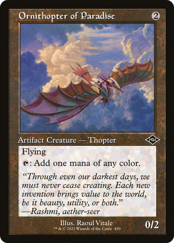 {C} Ornithopter of Paradise (Retro) [Modern Horizons 2][MH2 430]