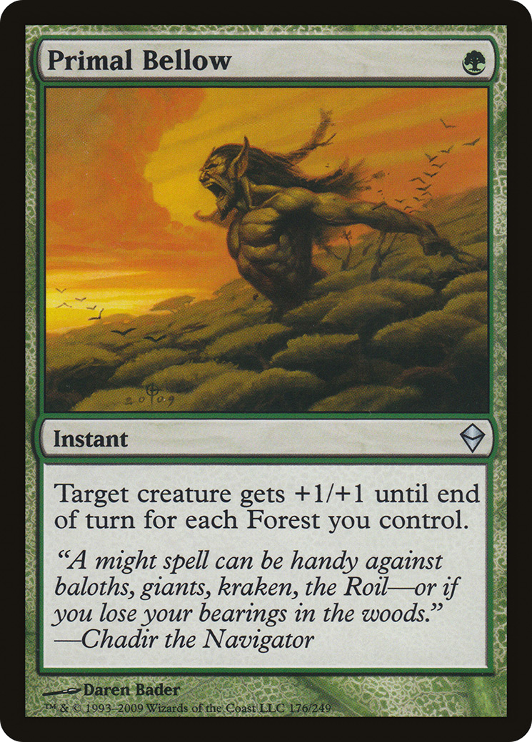 {C} Primal Bellow [Zendikar][ZEN 176]