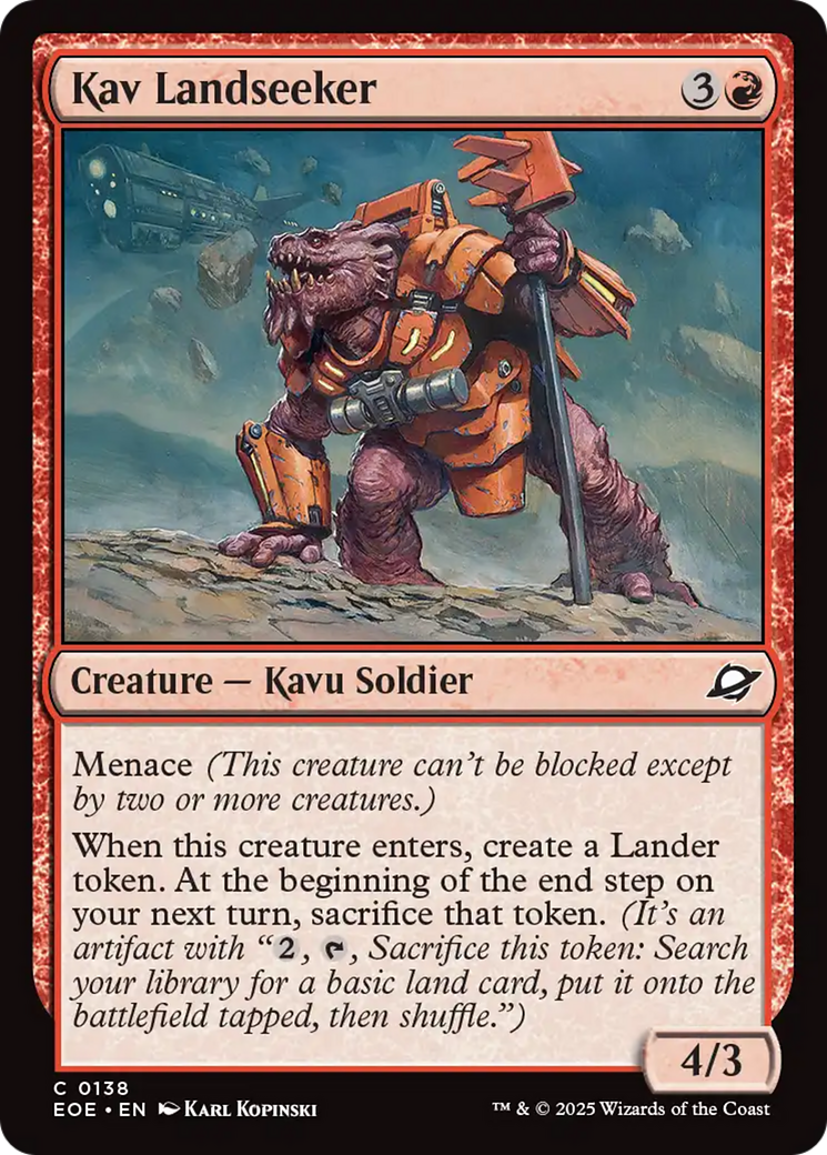 {@@ EOE C} Kav Landseeker [Edge of Eternities][EOE 138]