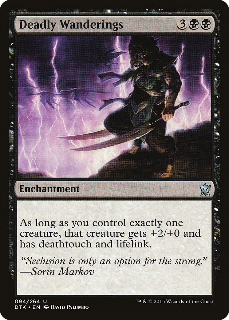 {C} Deadly Wanderings [Dragons of Tarkir][DTK 094]