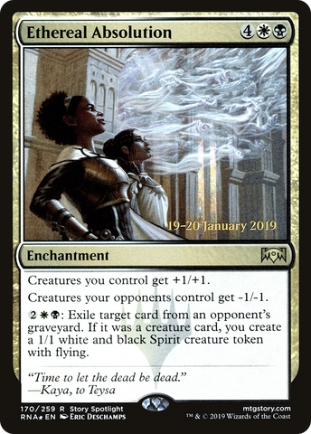 {R} Ethereal Absolution [Ravnica Allegiance Prerelease Promos][PR RNA 170]
