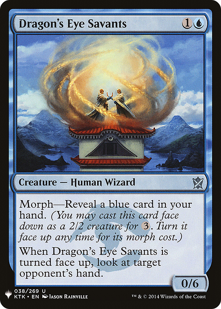 {C} Dragon's Eye Savants [Mystery Booster][LS KTK 038]
