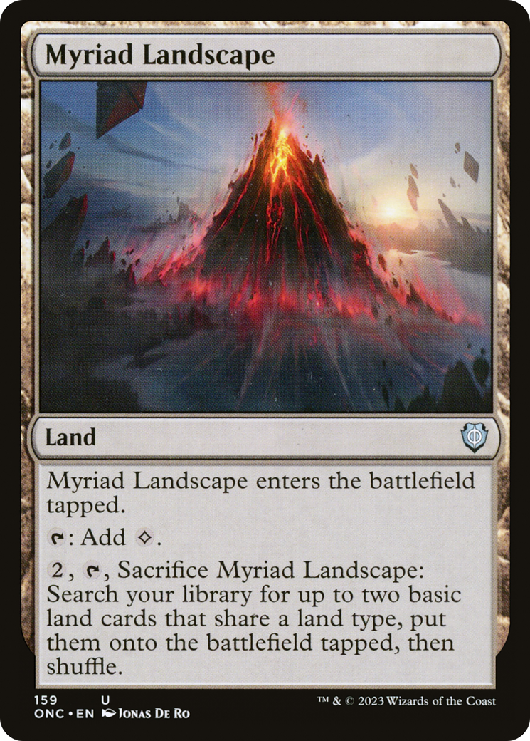 {C} Myriad Landscape [Phyrexia: All Will Be One Commander][ONC 159]