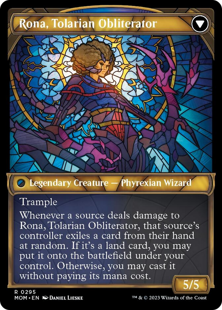 {R} Rona, Herald of Invasion // Rona, Tolarian Obliterator (Multiverse Legends) [March of the Machine][MOM 295]