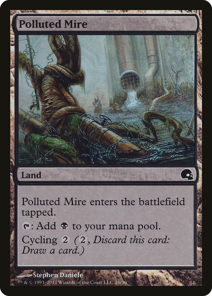 {C} Polluted Mire [Premium Deck Series: Graveborn][PD3 026] - Misty Mountain Games