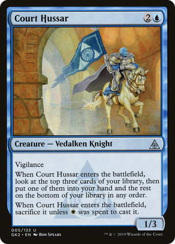 {C} Court Hussar [Ravnica Allegiance Guild Kit][GK2 005]