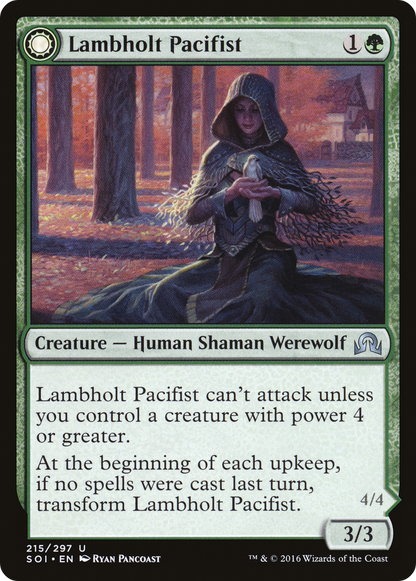 {C} Lambholt Pacifist // Lambholt Butcher [Shadows over Innistrad][SOI 215] - Misty Mountain Games
