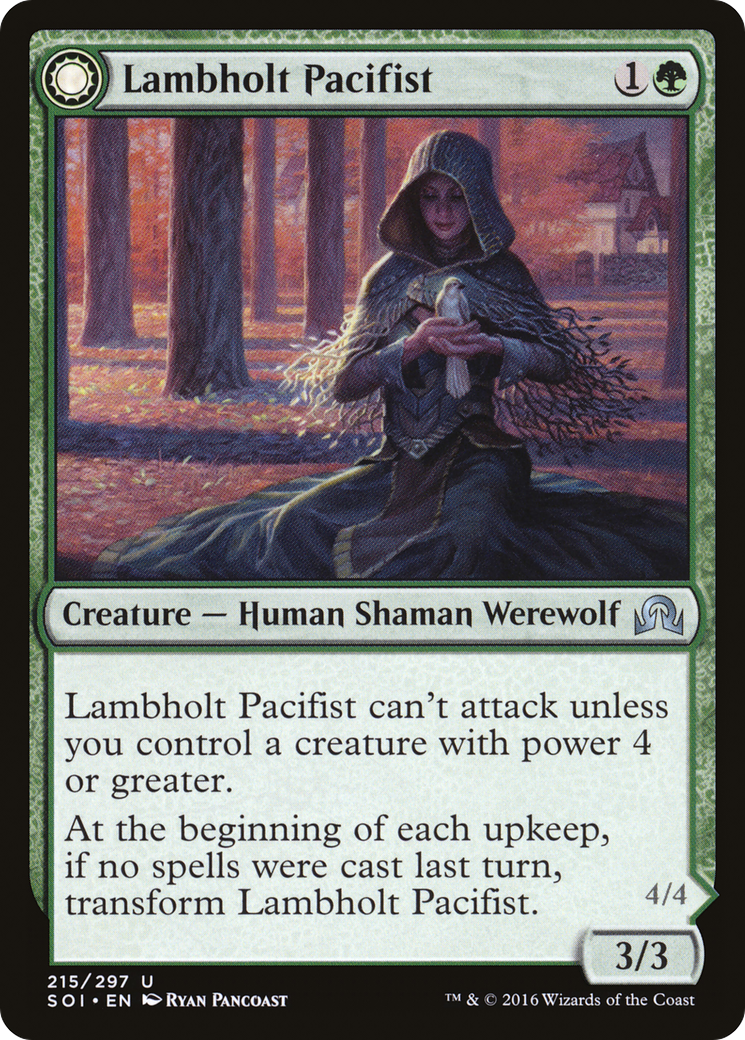 {C} Lambholt Pacifist // Lambholt Butcher [Shadows over Innistrad][SOI 215]