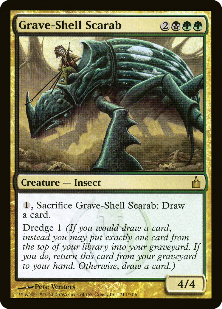 {R} Grave-Shell Scarab [Ravnica: City of Guilds][RAV 211] - Misty Mountain Games