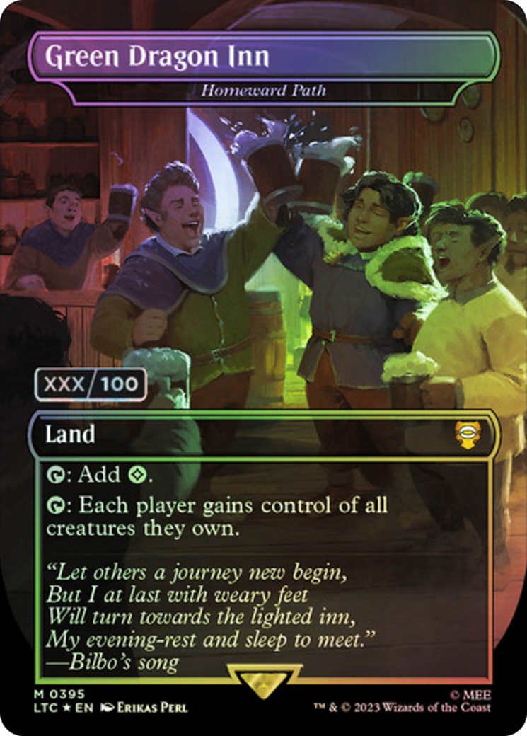 {R} Green Dragon Inn - Homeward Path (Serialized) [The Lord of the Rings: Tales of Middle-Earth Commander][SR LTC 395]
