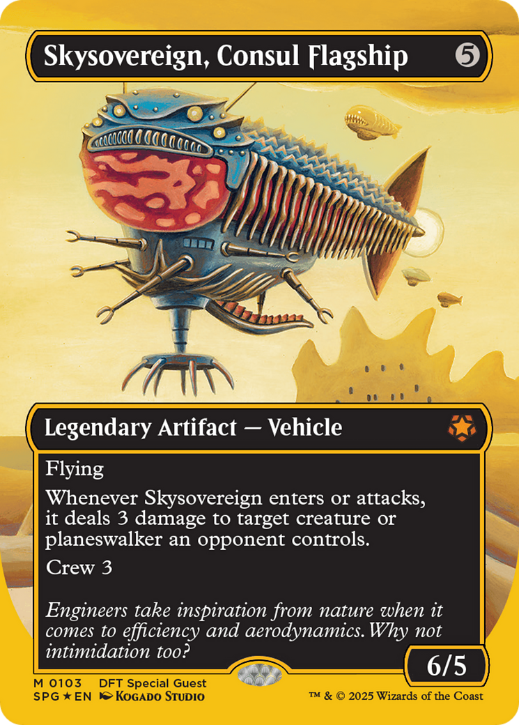 {R} Skysovereign, Consul Flagship (First-Place Foil) [Aetherdrift Special Guests][SPG 103]