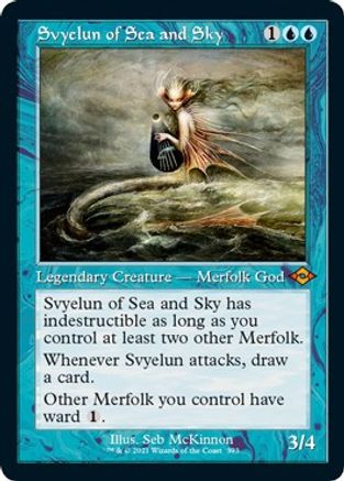 {R} Svyelun of Sea and Sky (Retro Frame) (Foil Etched) (Foil) [Modern Horizons 2] [MH2 393]