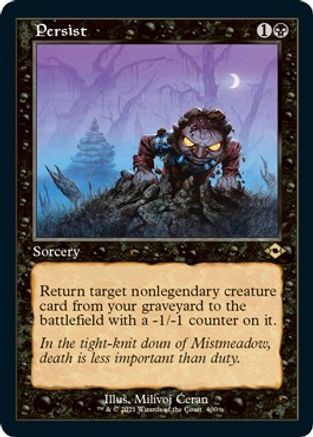 {R} Persist (Retro Frame) (Foil Etched) (Foil) [Modern Horizons 2] [MH2 400]