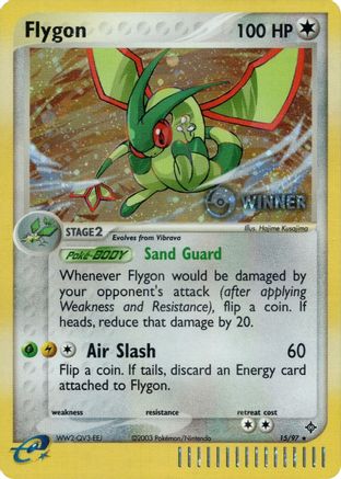 [PKM-R] Flygon (15/97) (Winner) [League & Championship Cards]