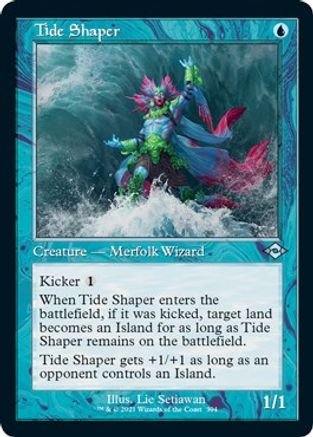{C} Tide Shaper (Retro Frame) (Foil Etched) (Foil) [Modern Horizons 2] [MH2 394]