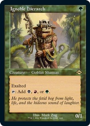 {R} Ignoble Hierarch (Retro Frame) (Foil Etched) (Foil) [Modern Horizons 2] [MH2 414]