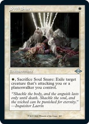 {C} Soul Snare (Retro Frame) (Foil Etched) (Foil) [Modern Horizons 2] [MH2 387]