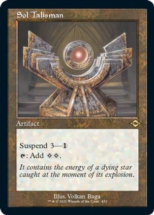 {R} Sol Talisman (Retro Frame) (Foil Etched) (Foil) [Modern Horizons 2] [MH2 432]