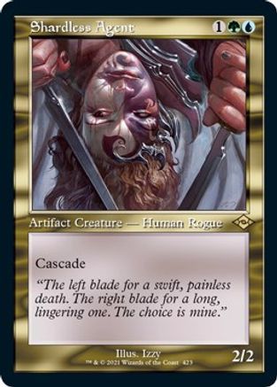{R} Shardless Agent (Retro Frame) (Foil Etched) (Foil) [Modern Horizons 2] [MH2 423]