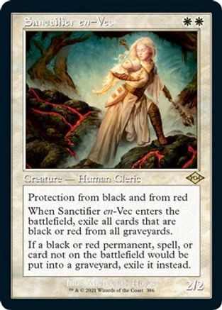 {R} Sanctifier en-Vec (Retro Frame) (Foil Etched) (Foil) [Modern Horizons 2] [MH2 386]