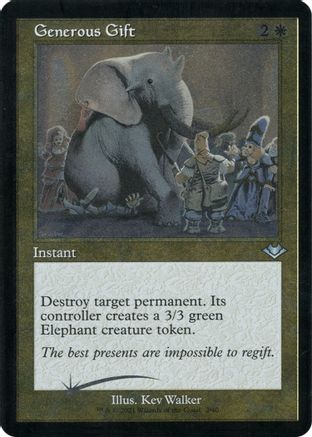 {C} Generous Gift (Retro Foil Etched) [Modern Horizons 2][RF ET MH1 002]