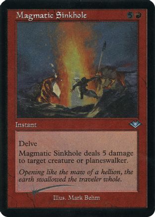{C} Magmatic Sinkhole (Retro Foil Etched) [Modern Horizons 2][RF ET MH1 017]
