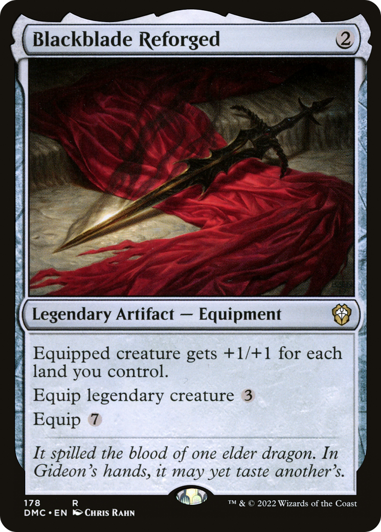 {R} Blackblade Reforged [Dominaria United Commander][DMC 178]
