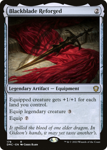 {R} Blackblade Reforged [Dominaria United Commander][DMC 178]