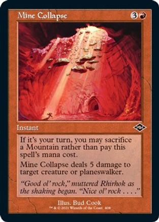 {C} Mine Collapse (Retro Frame) (Foil Etched) (Foil) [Modern Horizons 2] [MH2 408]