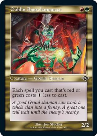 {C} Goblin Anarchomancer (Retro Frame) (Foil Etched) (Foil) [Modern Horizons 2] [MH2 421]
