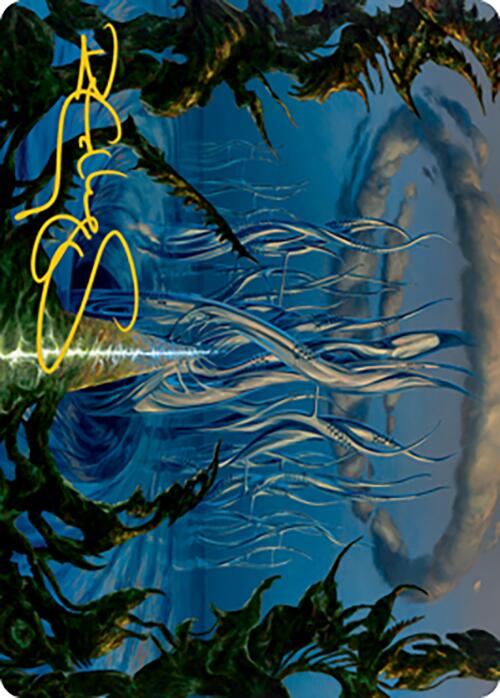 {A} Tanglepool Bridge Art Card (Gold-Stamped Signature) [Modern Horizons 2 Art Series][GS AMH2 080]