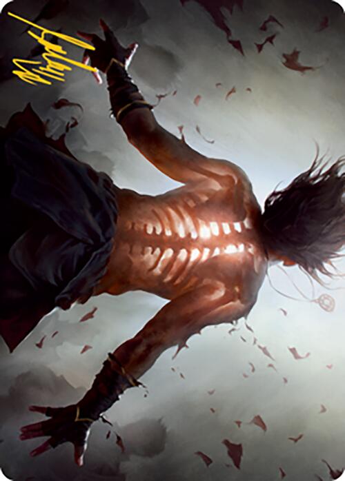 {A} Piercing Rays Art Card (Gold-Stamped Signature) [Modern Horizons 2 Art Series][GS AMH2 004]