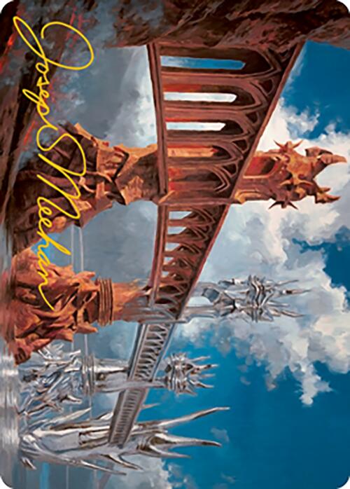{A} Silverbluff Bridge Art Card (Gold-Stamped Signature) [Modern Horizons 2 Art Series][GS AMH2 078]