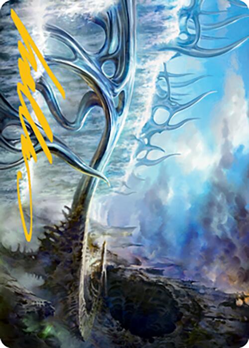 {A} Mistvault Bridge Art Card (Gold-Stamped Signature) [Modern Horizons 2 Art Series][GS AMH2 075]