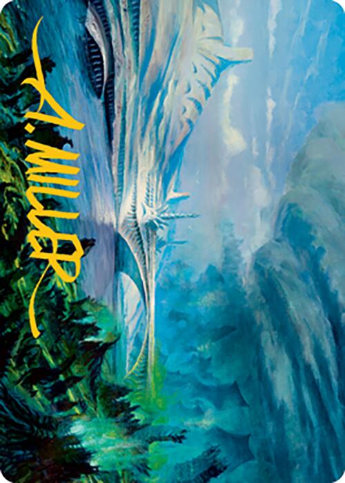 {A} Goldmire Bridge Art Card (Gold-Stamped Signature) [Modern Horizons 2 Art Series][GS AMH2 074]