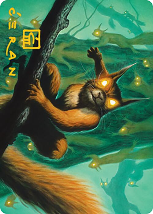 {A} Chatterstorm Art Card (Gold-Stamped Signature) [Modern Horizons 2 Art Series][GS AMH2 069]