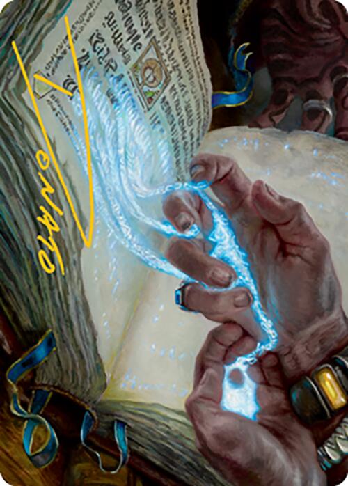 {A} Mystic Redaction Art Card (Gold-Stamped Signature) [Modern Horizons 2 Art Series][GS AMH2 016]