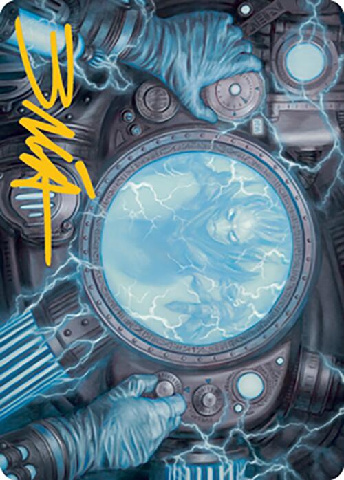 {A} Recalibrate Art Card (Gold-Stamped Signature) [Modern Horizons 2 Art Series][GS AMH2 017]