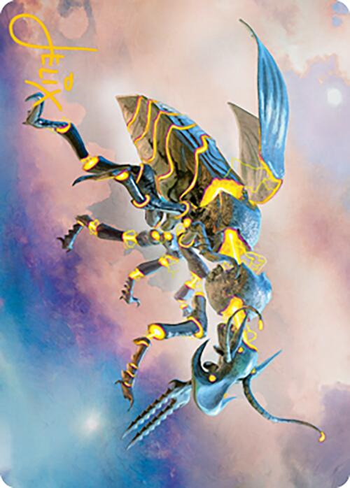 {A} Zabaz, the Glimmerwasp Art Card (Gold-Stamped Signature) [Modern Horizons 2 Art Series][GS AMH2 065]