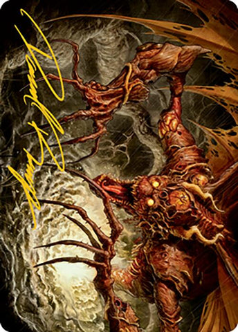 {A} Archfiend of Sorrows Art Card (Gold-Stamped Signature) [Modern Horizons 2 Art Series][GS AMH2 026]