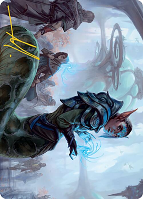 {A} Lonis, Cryptozoologist Art Card (Gold-Stamped Signature) [Modern Horizons 2 Art Series][GS AMH2 057]