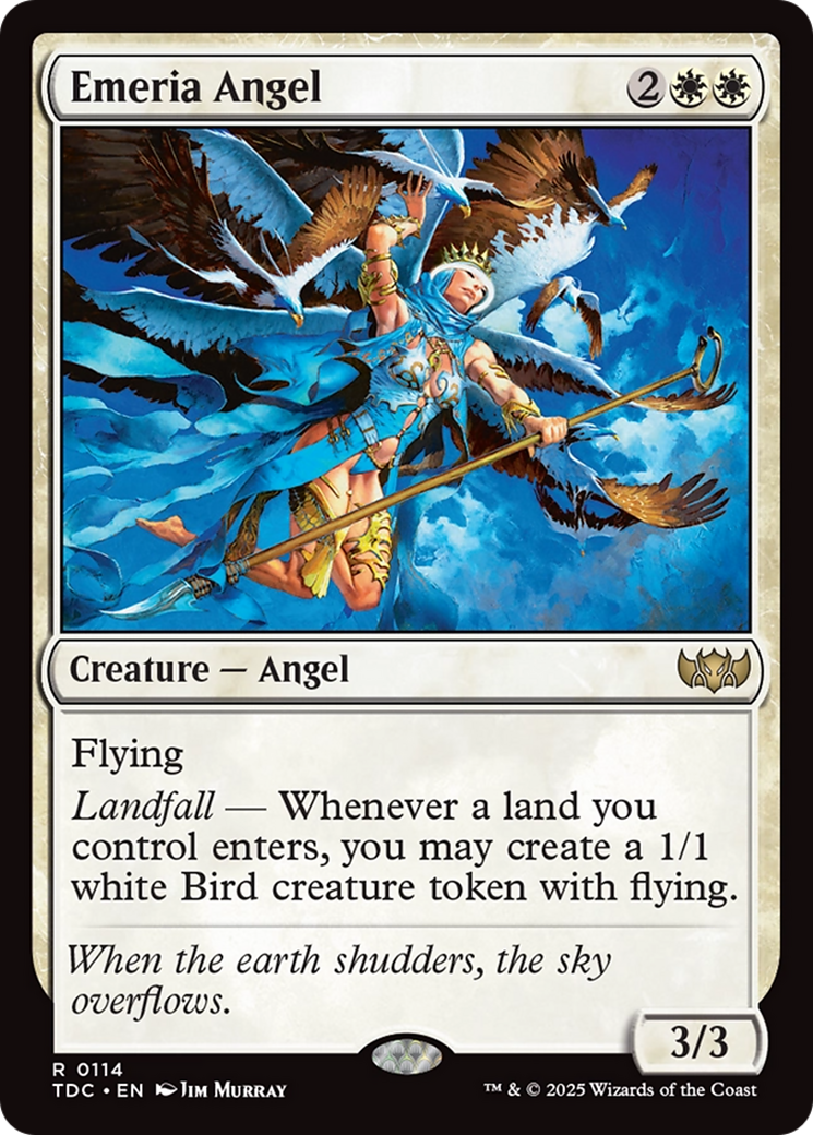 {R} Emeria Angel [Tarkir: Dragonstorm Commander][TDC 114]