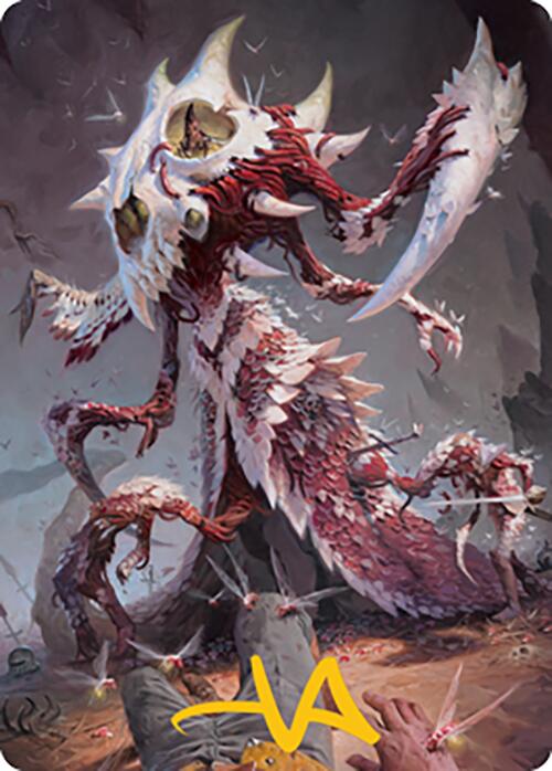 {A} Grist, the Hunger Tide Art Card (56) (Gold-Stamped Signature) [Modern Horizons 2 Art Series][GS AMH2 056]