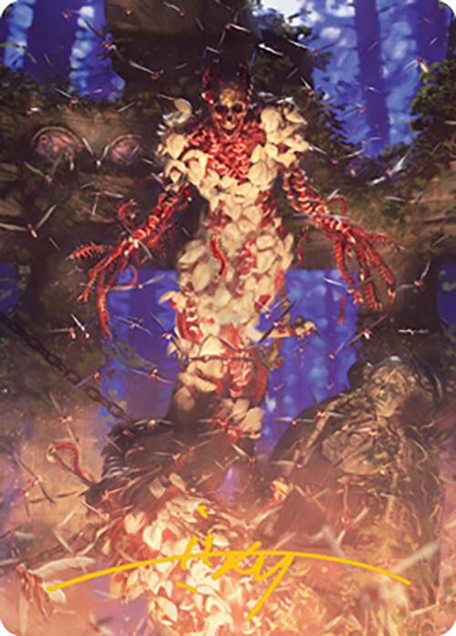 {A} Grist, the Hunger Tide Art Card (55) (Gold-Stamped Signature) [Modern Horizons 2 Art Series][GS AMH2 055]