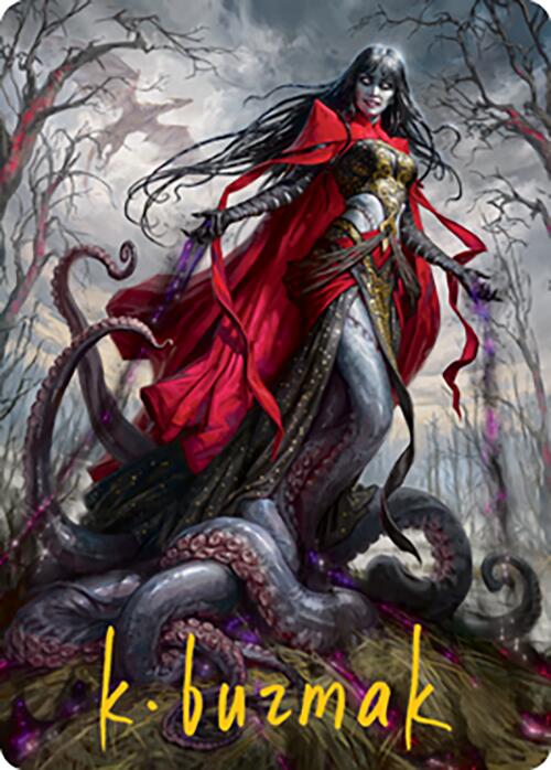 {A} Geyadrone Dihada Art Card (54) (Gold-Stamped Signature) [Modern Horizons 2 Art Series][GS AMH2 054]