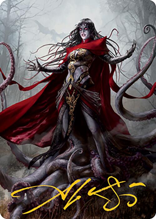 {A} Geyadrone Dihada Art Card (53) (Gold-Stamped Signature) [Modern Horizons 2 Art Series][GS AMH2 053]